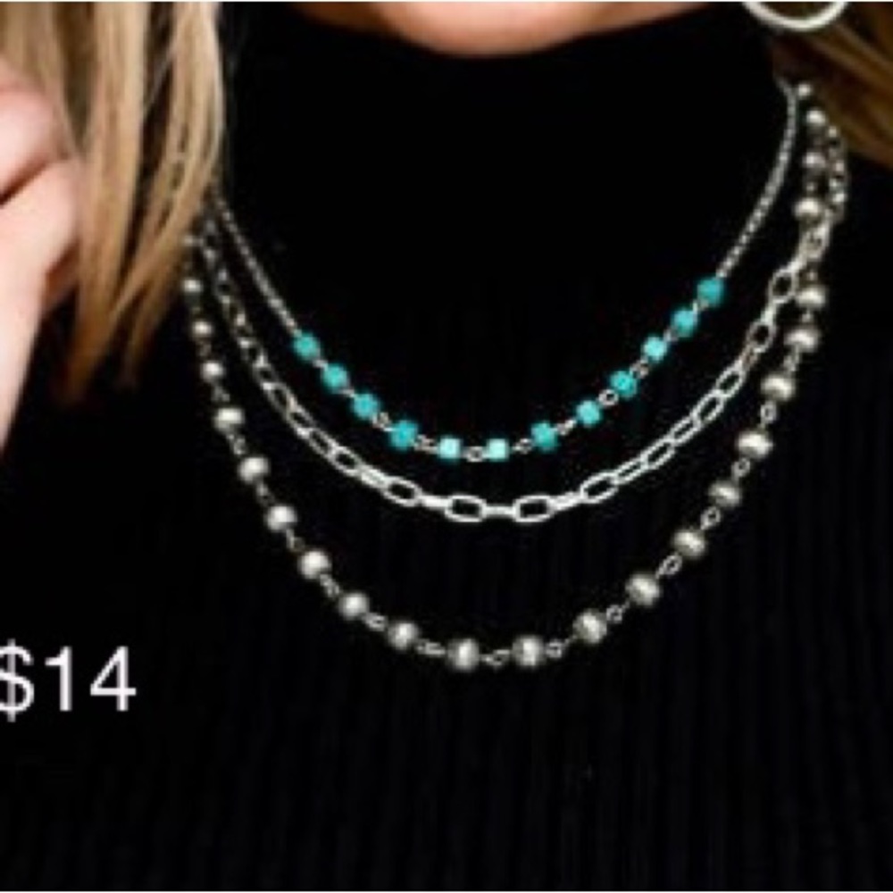 Layered necklace